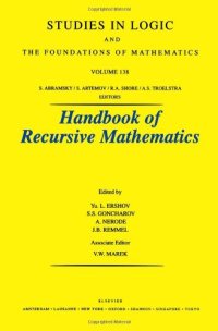 cover of the book Handbook of Recursive Mathematics. Volume 1: Recursive Model Theory