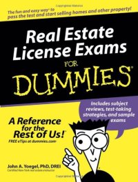 cover of the book Real Estate License Exams For Dummies