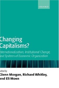 cover of the book Changing Capitalisms?: Internationalism, Institutional Change, and Systems of Economic Organization