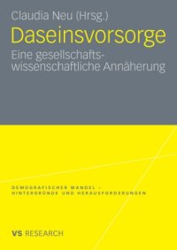 cover of the book Daseinsvorsorge: Eine gesellschaftswissenschaftliche Annäherung