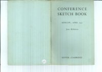 cover of the book Conference sketch book, Moscow, April 1952