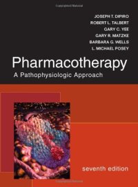 cover of the book Pharmacotherapy: A Pathophysiologic Approach, 7th edition