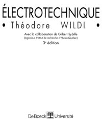 cover of the book Electrotechnique