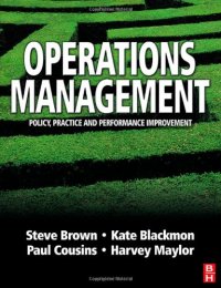 cover of the book Operations Management: Policy, Practice and Performance Improvement