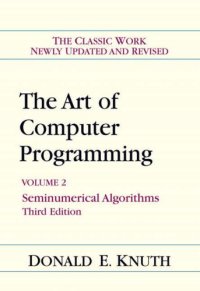 cover of the book The Art of Computer Programming, Volume 2: Seminumerical Algorithms (3rd Edition)