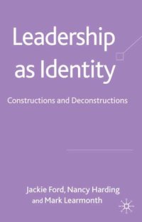 cover of the book Leadership as Identity: Constructions and Deconstructions