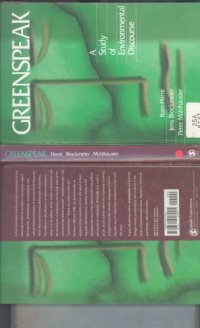 cover of the book Greenspeak: A Study of Environmental Discourse