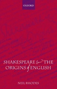 cover of the book Shakespeare and the Origins of English