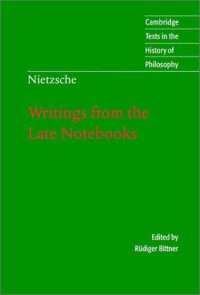 cover of the book Writings from the Late Notebooks