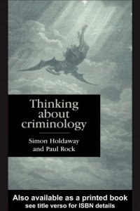 cover of the book Thinking about Criminology