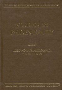 cover of the book Studies in Evidentiality