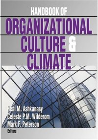 cover of the book Handbook of Organizational Culture and Climate