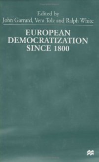 cover of the book European Democratization Since 1800: Past and Present