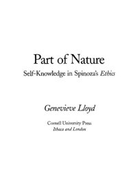 cover of the book Part of Nature: Self-Knowledge in Spinoza's Ethics