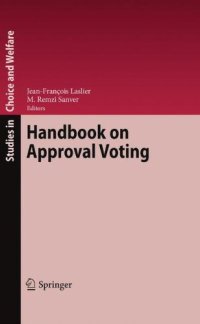 cover of the book Handbook on Approval Voting