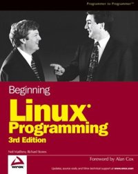 cover of the book Beginning Linux programming