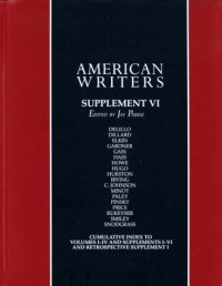 cover of the book American Writers, Supplement VI