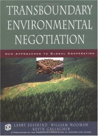 cover of the book Transboundary Environmental Negotiation: New Approaches to Global Cooperation