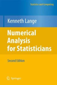 cover of the book Numerical Analysis for Statisticians