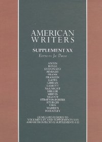 cover of the book American Writers, Supplement XX