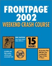 cover of the book FrontPage 2002 Weekend Crash Course