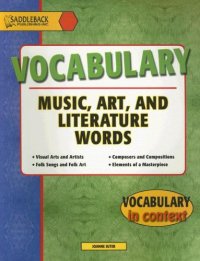 cover of the book Music, Art and Literature (Vocabulary in Context)