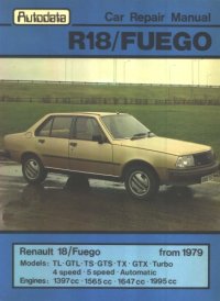 cover of the book Autodata R18 Fuego Car Repair Manual