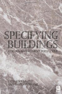 cover of the book Specifying Buildings: A Design Management Perspective