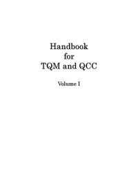 cover of the book Handbook for TQM and QCC Vol. I