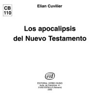 cover of the book Los Apocalipsis del Nuevo Testamento