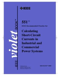 cover of the book IEEE Recommended Practice for Calculating Short-Circuit Currents in Industrial and Commercial Power Systems