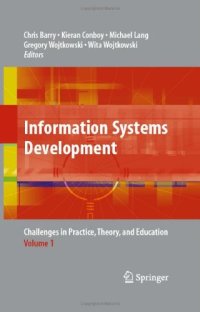 cover of the book Information Systems Development: Challenges in Practice, Theory, and Education Volume 1