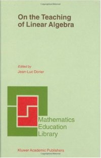 cover of the book On the Teaching of Linear Algebra