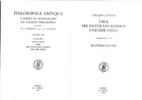 cover of the book Timaios Lokros: Über die Natur des Kosmos und der Seele