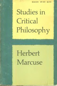 cover of the book Studies in Critical Philosophy