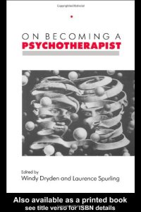 cover of the book On Becoming a Psychotherapist