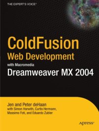 cover of the book ColdFusion Web Development with Macromedia Dreamweaver MX 2004