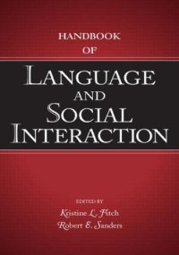 cover of the book Handbook of Language and Social Interaction