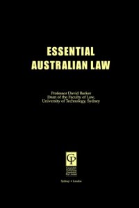 cover of the book Essential Australian Law (Australian Essentials)