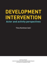 cover of the book Development Intervention: Actor and activity perspectives