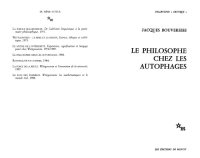 cover of the book Le philosophe chez les autophages