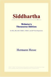 cover of the book Siddhartha (Webster's Thesaurus Edition)