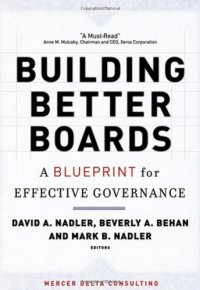 cover of the book Building Better Boards: A Blueprint for Effective Governance