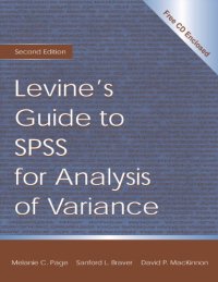 cover of the book Levine's Guide to SPSS for Analysis of Variance, 2nd Edition