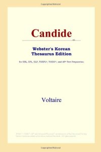 cover of the book Candide (Webster's Korean Thesaurus Edition)