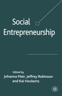 cover of the book Social Entrepreneurship