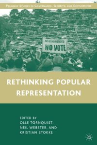 cover of the book Rethinking Popular Representation (Palgrave Studies in Governance, Security and Development)