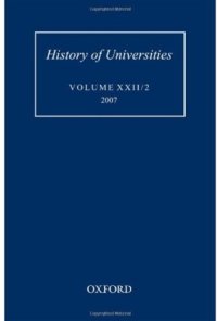 cover of the book History of Universities: Volume XXII 2