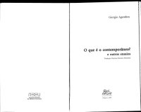 cover of the book O que é o contemporâneo?