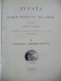 cover of the book Avesta, the Sacred Books of the Parsis, Vol. 2